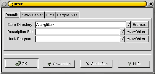 
Das Einstellungsfenster bietet zahlreiche Möglichkeiten
 